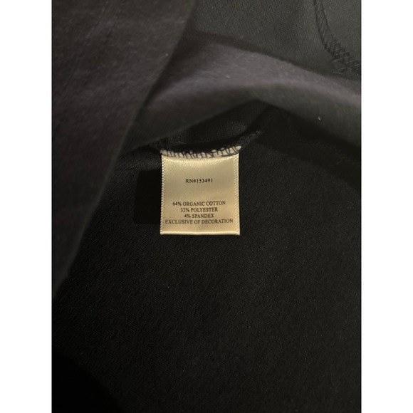 Hope & Henry Girls Navy Blue Organic Cotton Quilted Bow Dress with Elbow Patches - Picture 3 of 9